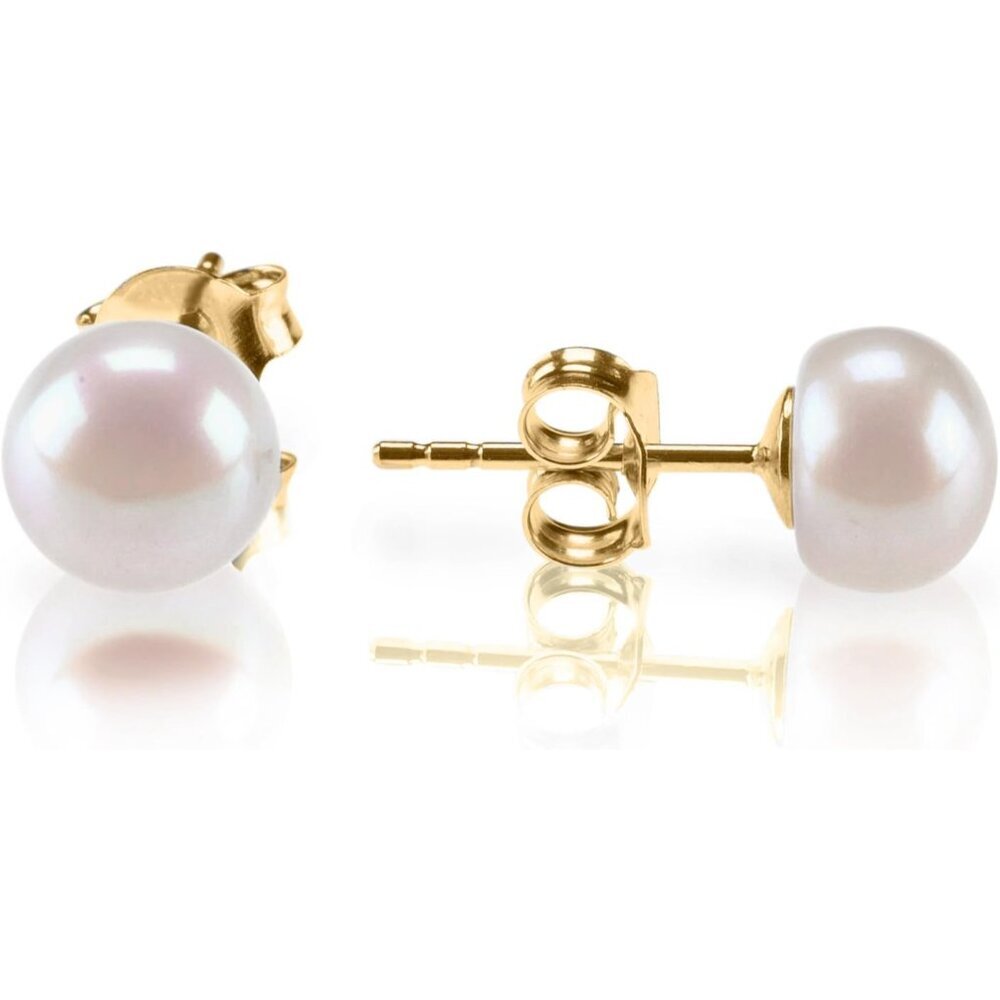 925 Sterling Silver, 14K Gold Plated, AAA+ Quality Handpicked Freshwater Culture